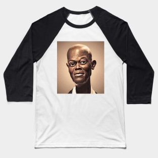 Samuel L. Jackson caricature Baseball T-Shirt